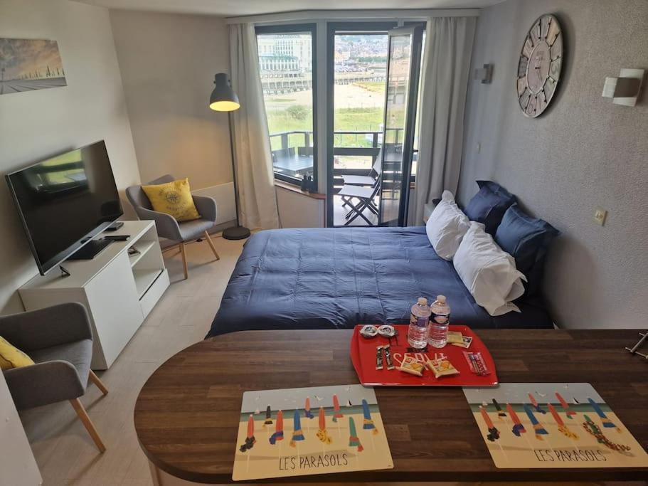 Le Cocooning-Studio Deauville Marina Avec Terrasse Vue Mer Et Plage Exteriör bild