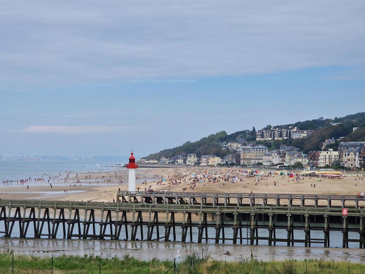 Le Cocooning-Studio Deauville Marina Avec Terrasse Vue Mer Et Plage Exteriör bild